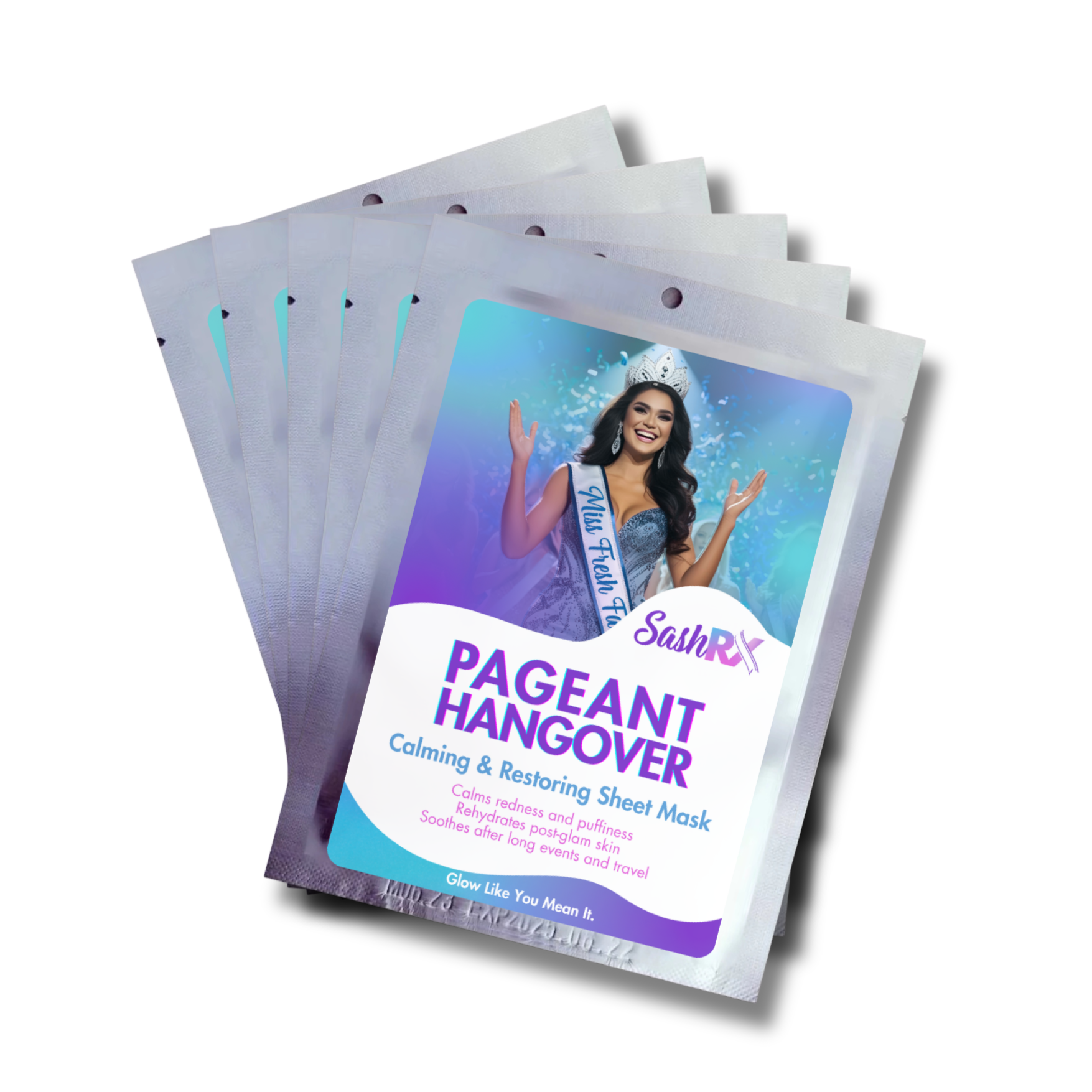 Pageant Hangover™ Calming Sheet Mask – Set of 5