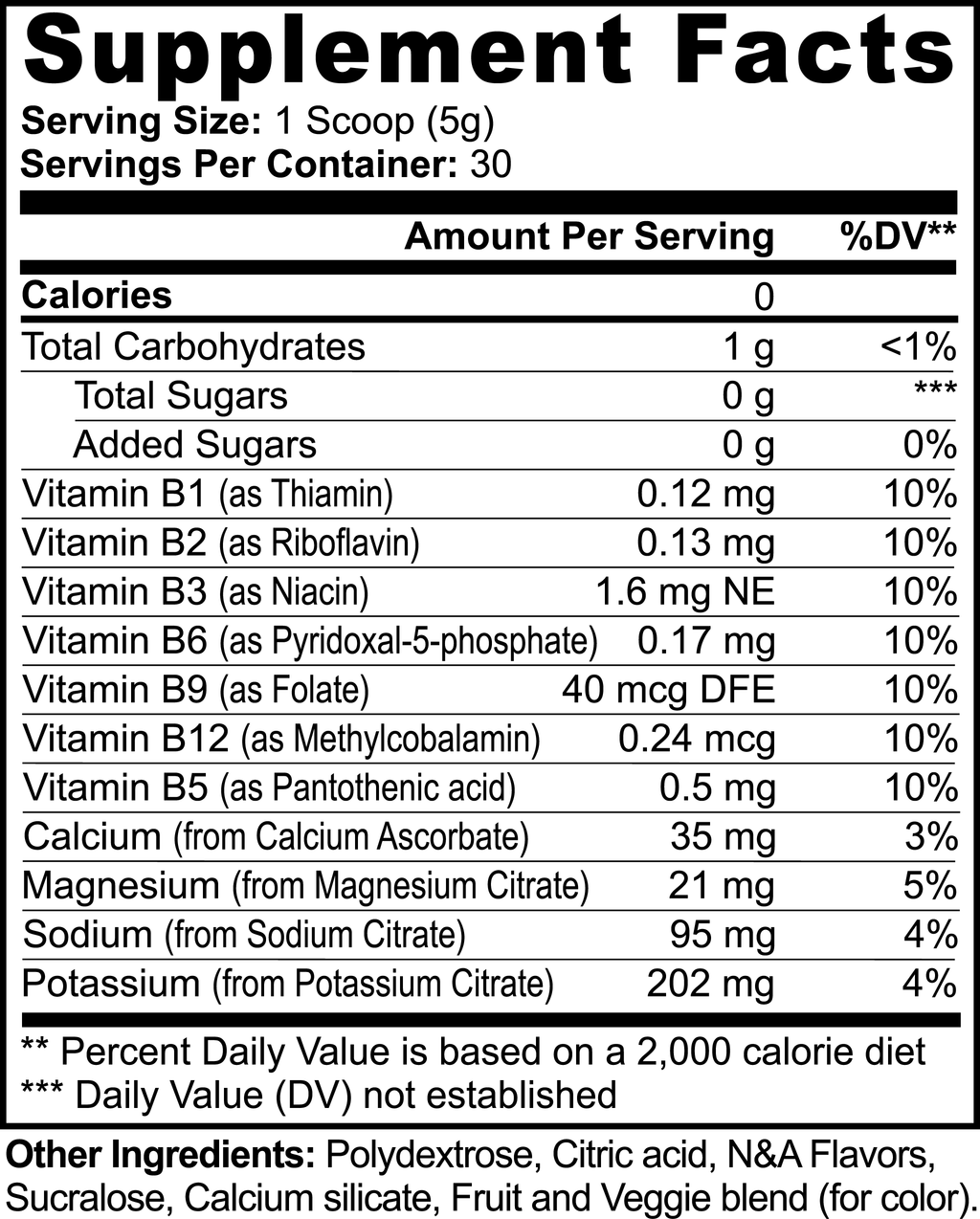 Passion Power™ – Electrolyte Hydration Powder